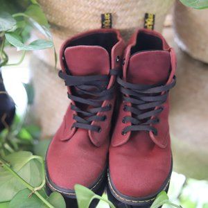 Dr. Martens Maroon Boots